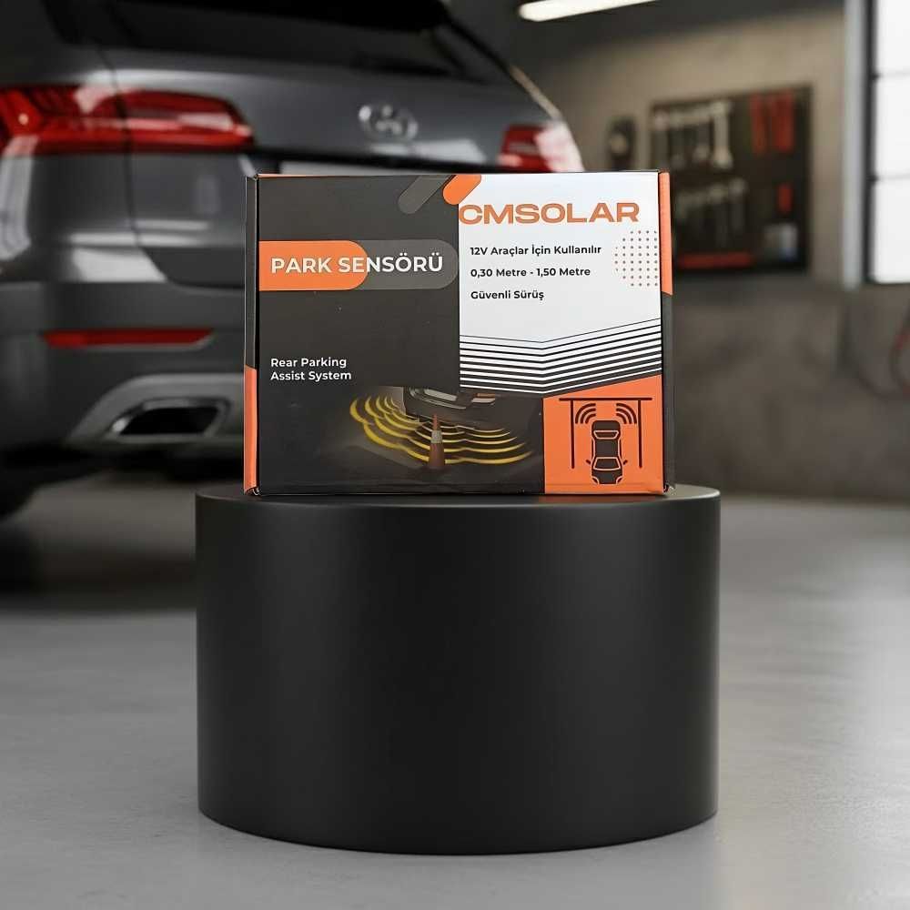 cm solar Park Sensörü 18mm Beyaz Ses Ikazlı (buzerli)